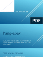 Mga Uri NG Pang-Abay