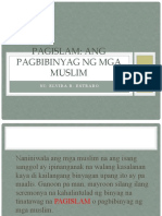 Pagbibinyag NG Muslim gr10