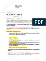 MALOCLUSIÓN CLASE 2 SUBDIVISIÓN 1