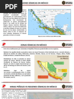 Mapa de Zonas Sísmicas en México | PDF | México | Temblores