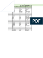 Lista de Estudiantes Reunión 25 de Julio