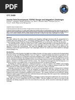 OTC 20489 Azurite Field Development: FDPSO Design and Integration Challenges