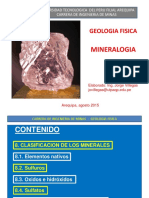 Mineralogía II