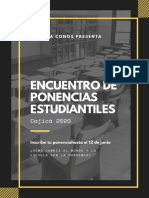 ENCUENTRO DE PONENCIAS ESTUDIANTILES