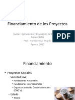 3. Financiamiento de los Proyectos
