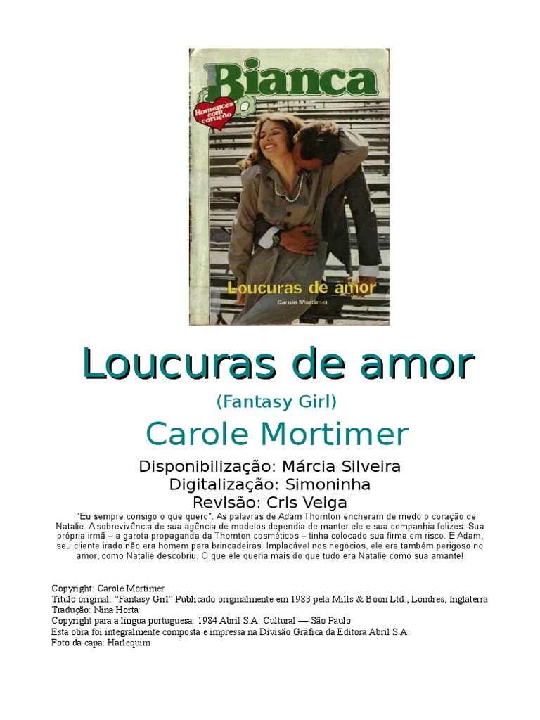 Loucuras de Amor Carole Mortimer PDF William Faulkner Amor