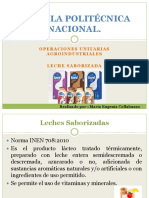 Leche saborizada: proceso de producción