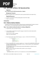 2.9 Lab - NETCONF WPython Get Operational Data