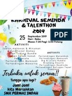 SMK PERMAI INDAH KARNIVAL SEMINDA & TALENTHON 2019