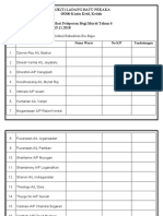 Jadual Kehadiran Ibu Bapa