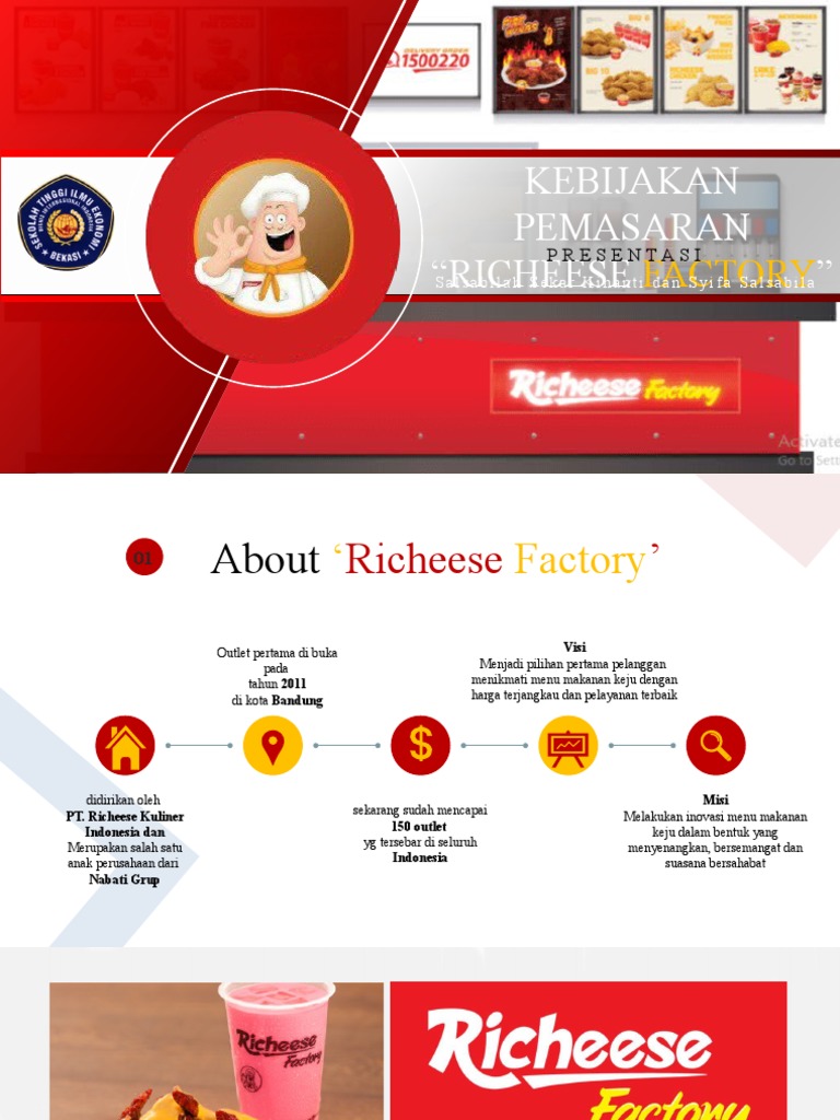 Strategi Pemasaran Richeese Factory | PDF