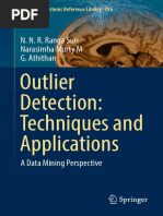 Outlier Detection: Techniques and Applications: N. N. R. Ranga Suri Narasimha Murty M G. Athithan