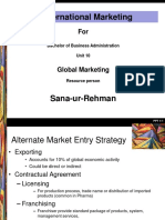 Unit 10 Internatioanl Marketing PDF