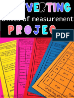 Converting Measurements Project PDF
