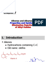 Alkenes and Alkynes I: Properties and Synthesis. Elimination Reactions of Alkyl Halides