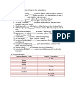 QUIZ#3 - Verbs and Adjectives