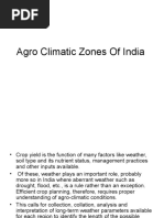 Agro-Ecological Zones of India | PDF | Agriculture | Crops