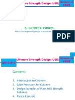 Ultimate Strength Design (USD) : Professor