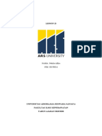 Lesson 13: NAMA: Nabila Afilia NIM: 88190016
