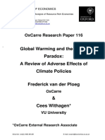 Global Warming and The Green Paradox: A Review of Adverse Effects of Climate Policies