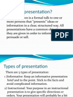 What Is A Presentation?