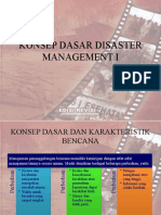 Konsep Dasar Disaster Management I