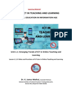 Course: Ict in Teaching and Learning: Module-1: Education in Information Age
