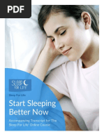 Sleep For Life Coursebook