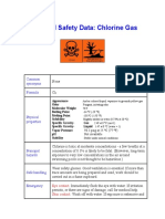 Chemical Safety Data: Chlorine Gas: Common Synonyms Formula