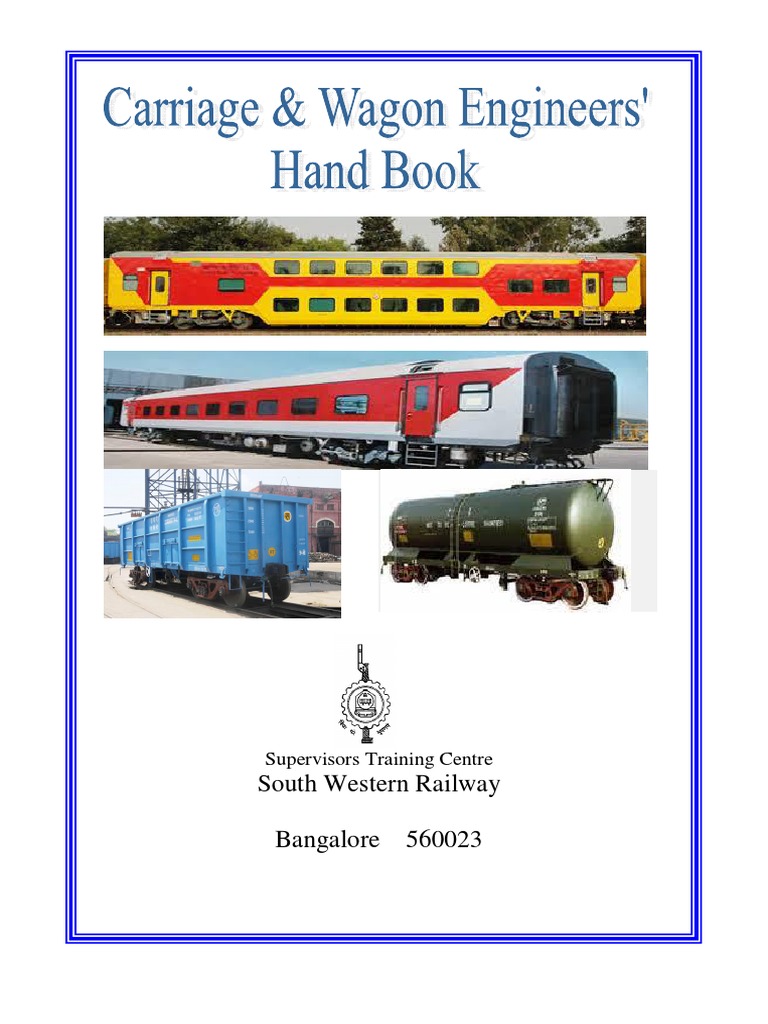 C&W Handbook for Indian Railways | PDF | Manufactured Goods ...