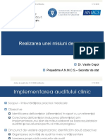 Realizarea Unei Misiuni de Audit Clinic PDF