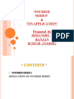Fourier Series' & Its Application' Prepared by Himanshu Ranjan B.TECH - (NA$OE)