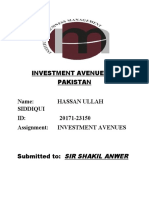 Investment Avenues in Pakistan