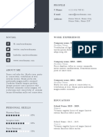 Resume Template 5