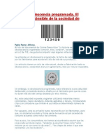 RSE - La Obsolescencia Programada - El Motor Insostenible de Nuestra Sociedad de Consumo