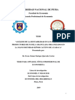 Costos de Prodcucion de Panela PDF