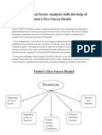 Pharmaceutical Sector Analysis With The Help of Porter's Five Forces Model
