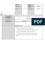 School Teacher Learning Area Date: Quarter:: 8 Science