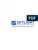 Solar Switchgear Company Profile-Skylight SwitchGear