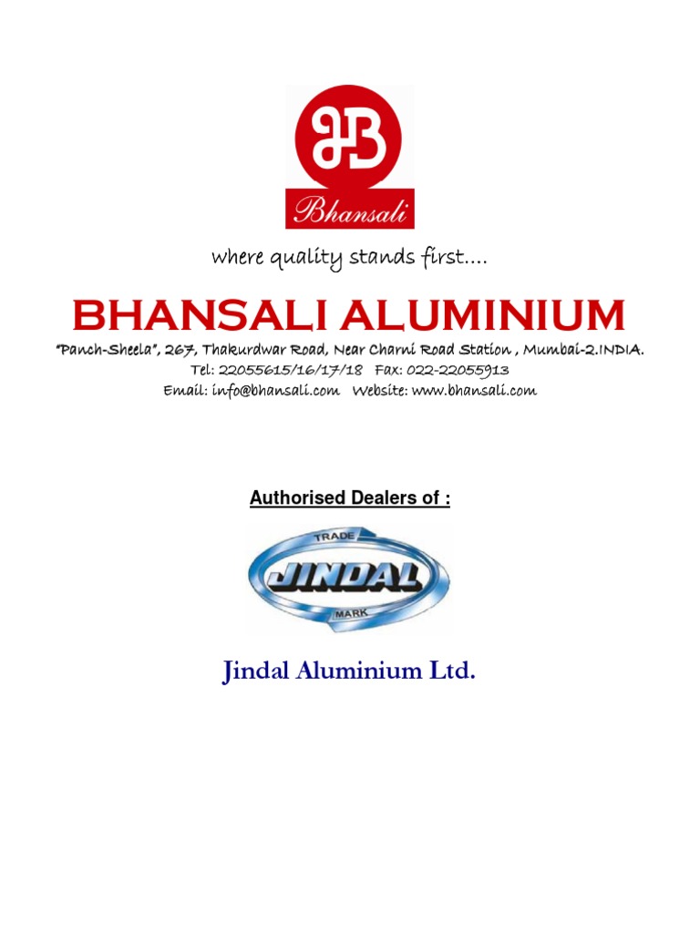 Aluminium Catalogue PDF | PDF