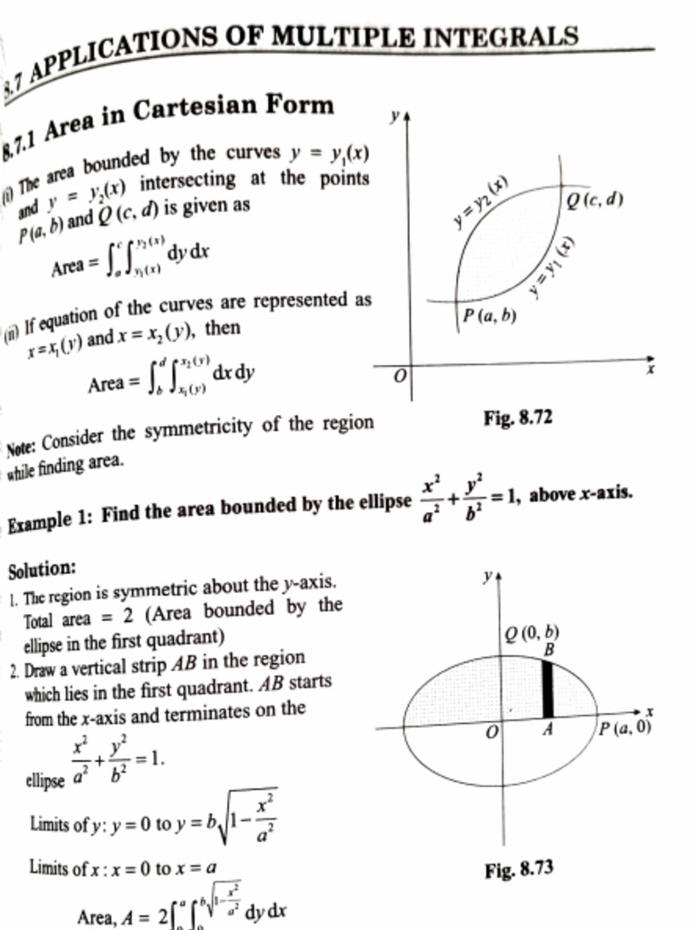 Area... Application of Multiple Inte... | PDF | Geometric Objects ...