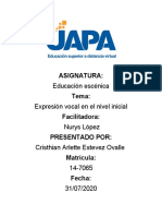 tarea 4 educacion escenica