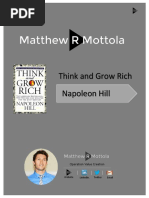 Napoleon Hill, Think Androw Rich Executive Summary