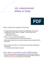 Poverty Measurement Debate in India