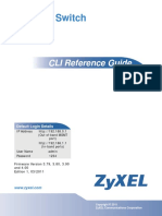 Ethernet Switch: CLI Reference Guide