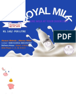 Pure Milk at Your Door Step: Rs. 140/-Per Litre