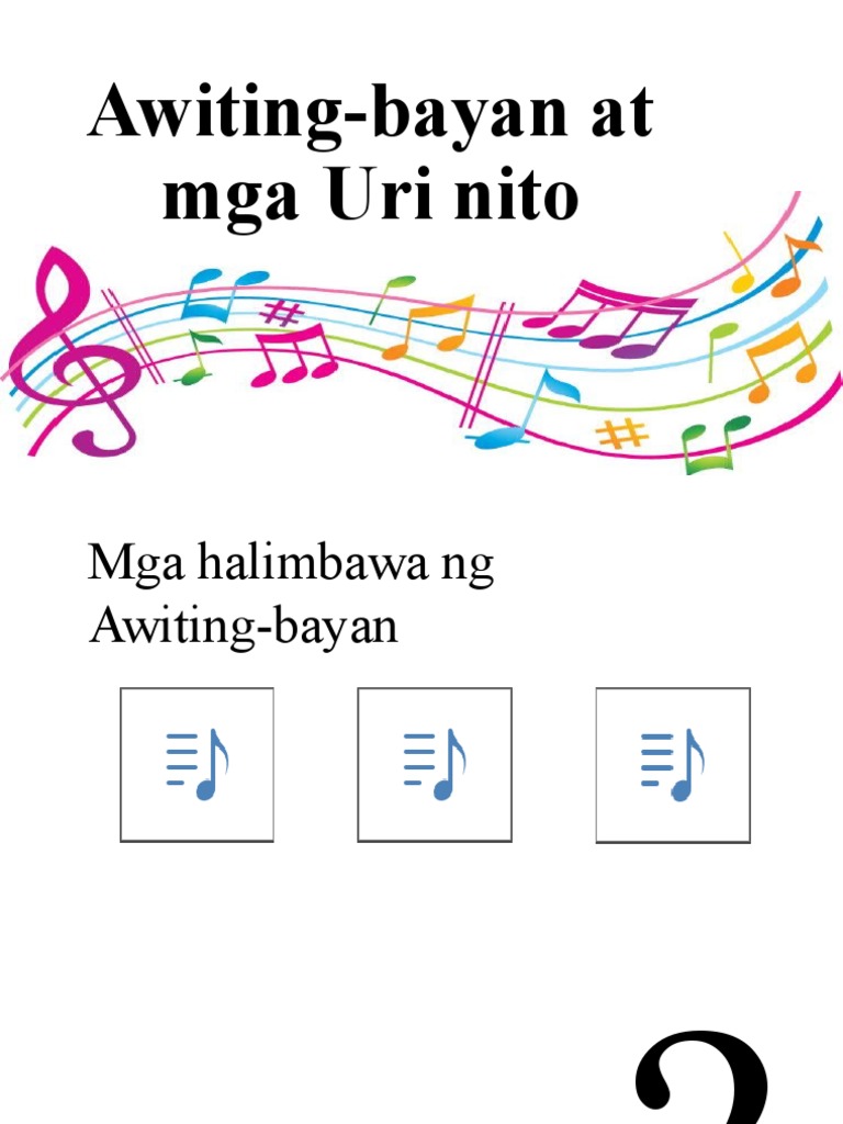 Awiting Bayan | PDF