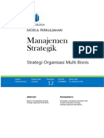Modul Manajemen Strategik S1 Ke 12 - Oke PDF