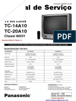 Esquema TV Panasonic TC 14a10 20a10 Chassis Mx5y 558449c604925 PDF
