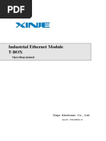 Industrial Ethernet Module T-Box: Operating Manual